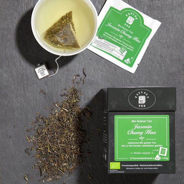 Bio Jasmin Chung Hao, grüner Tee